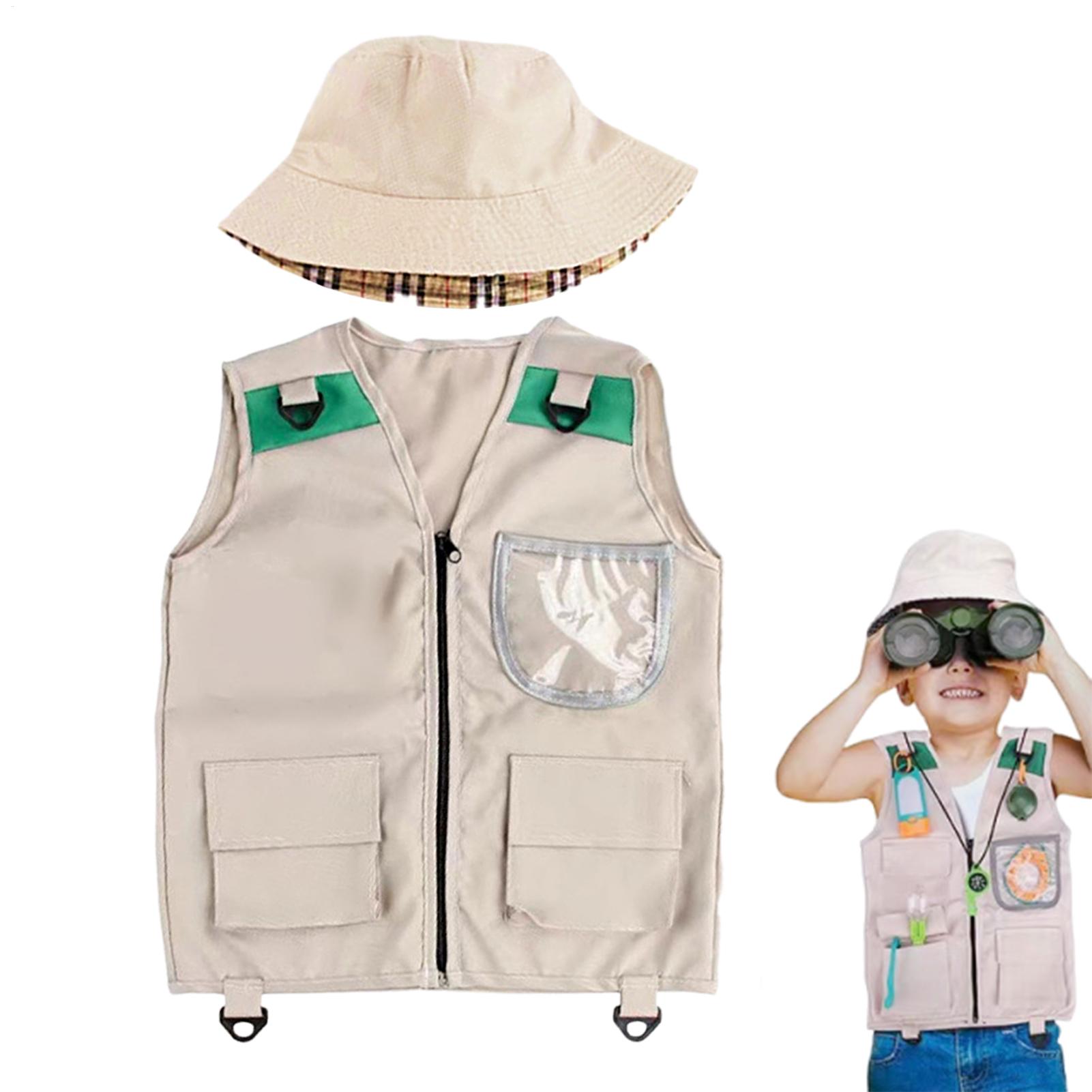 Kids Outdoor Explorer Set - Perlengkapan Petualang Safari Anak-Anak, Set Rompi