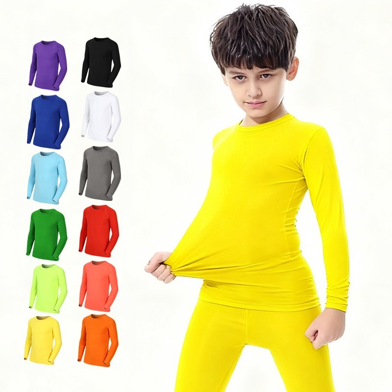 Kids Outdoor Fort - Kaus Panjang Lari Anak Laki-laki Perempuan