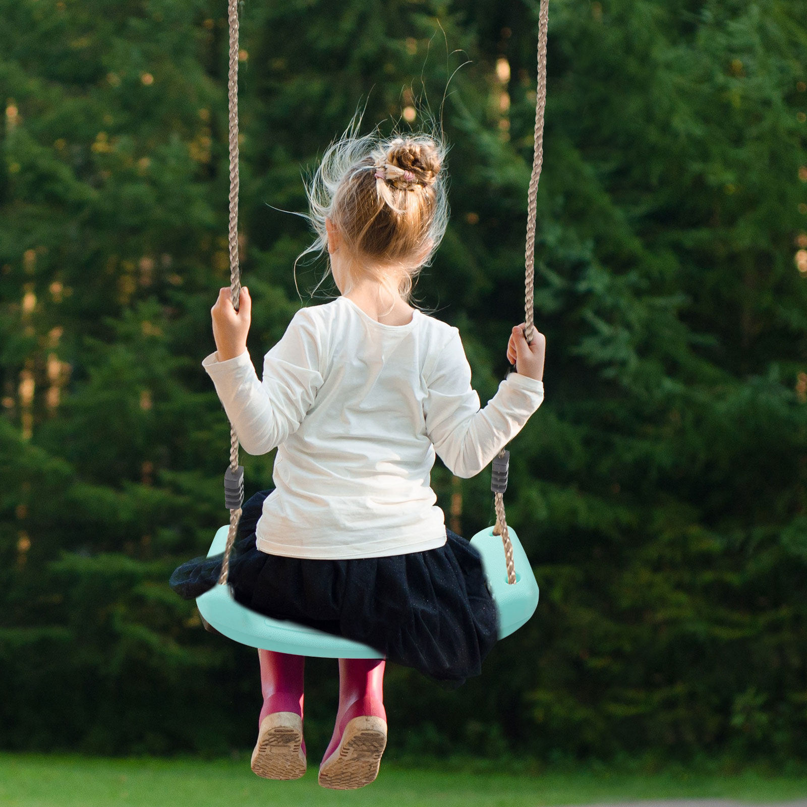 Kids Outdoor Chair Plastic - Kursi Gantung Anak, Ayunan Plastik, Papan