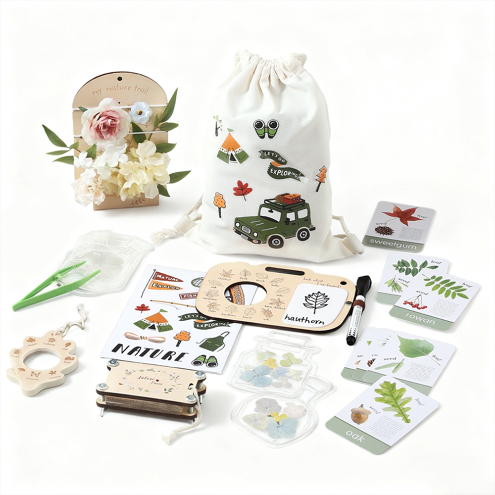 Kids Outdoor Explorer Set - Mainan Montessori Anak Set Mainan Eksplorasi