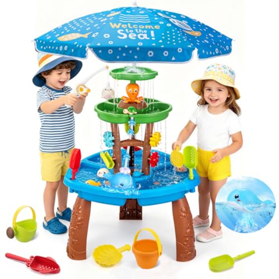 Kids Outdoor Sensory Table - Meja air luar ruangan untuk anak