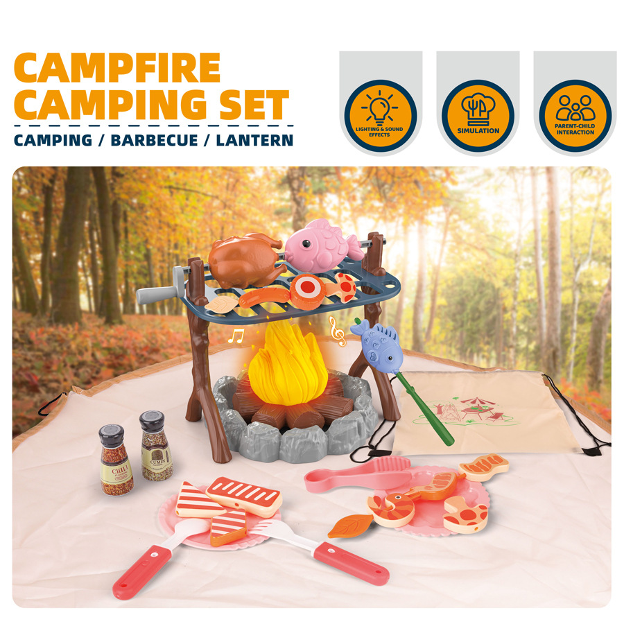Kids Outdoor Explorer Set - Set Tenda Camping Anak-anak, Taman Bermain