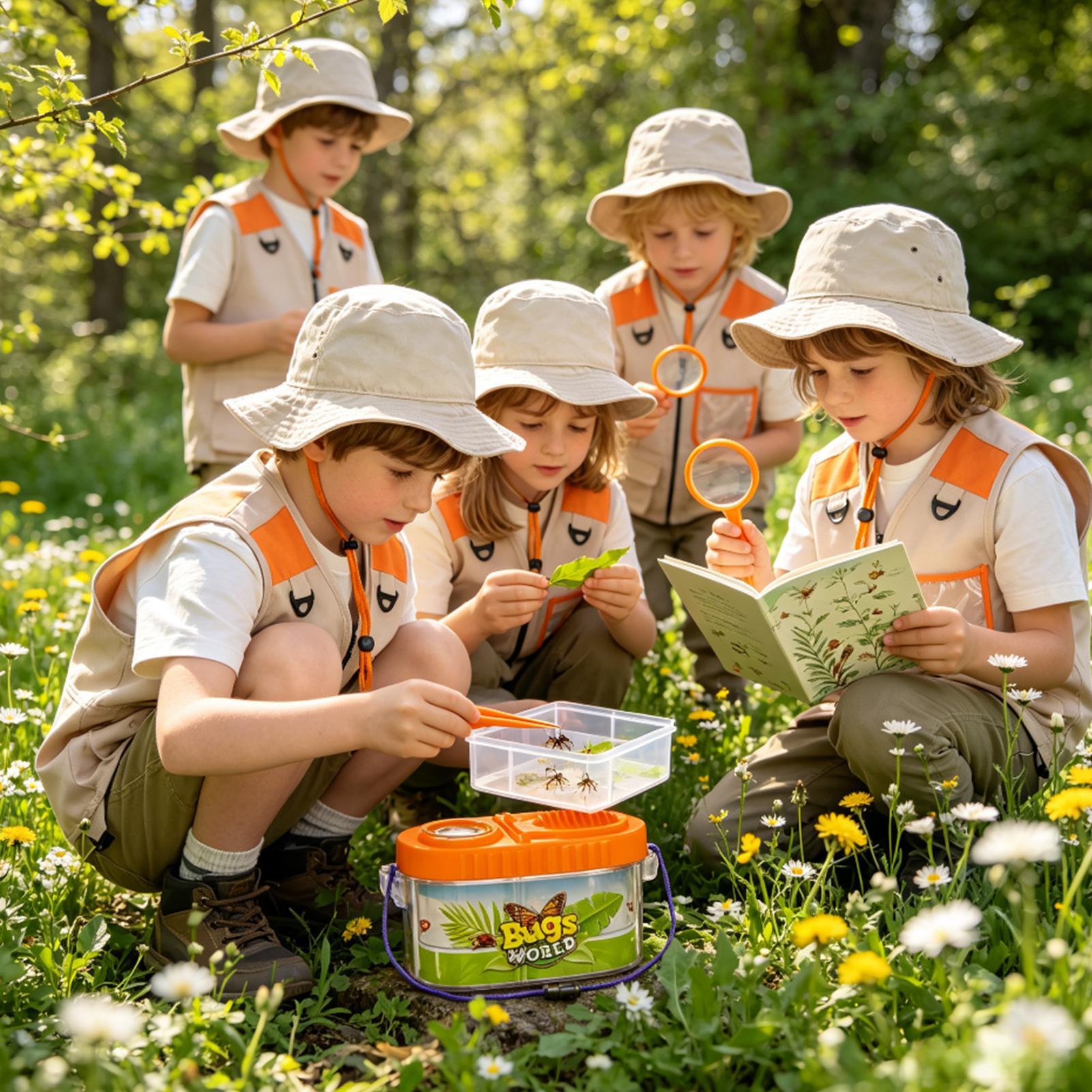 Kids Outdoor Explorer Set - Perlengkapan Petualangan Anak Dengan Topi Kaca