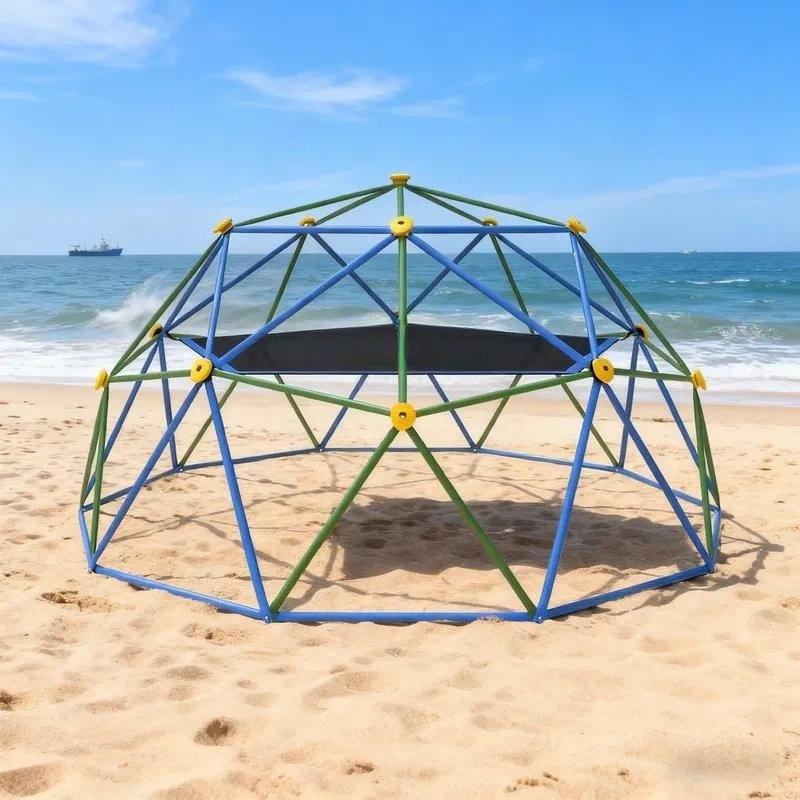 Kids Outdoor Climbing Dome - Kubah Panjat 10 kaki dengan Pegangan