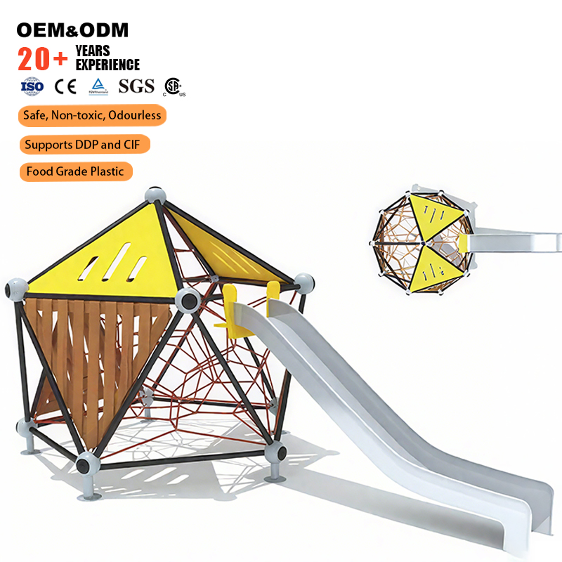 Kids Outdoor Climbing Dome - Perosotan Kubah Geodesik Luar Ruangan untuk