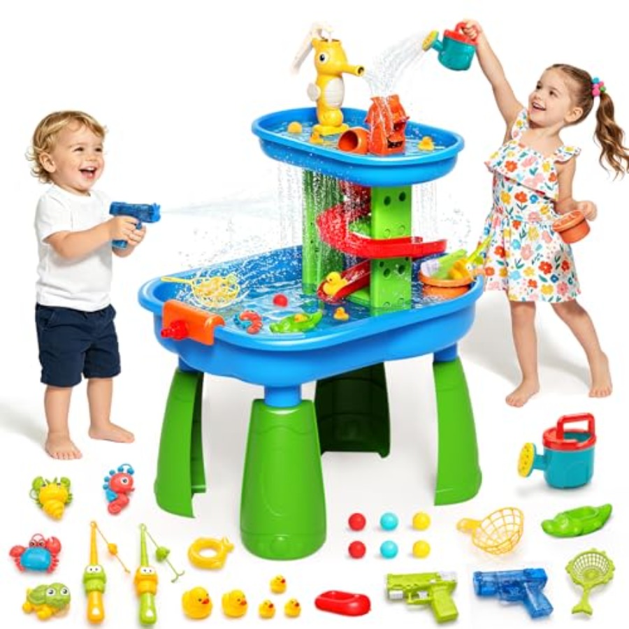 Kids Outdoor Sensory Table - Meja air luar ruangan untuk anak-anak