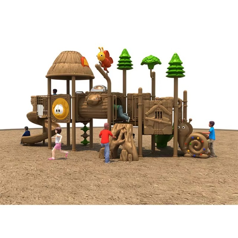 Kids Outdoor Slide - Perosotan Anak Luar Ruangan Dengan Ayunan,