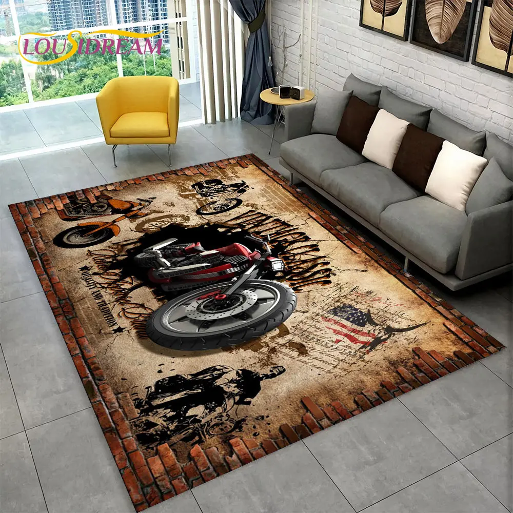 Karpet Area Sepeda Motor Antik - Kids Outdoor Clubhouse ulasan dan harga