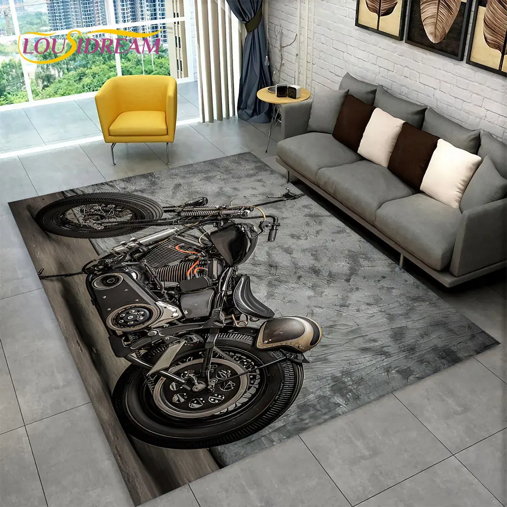 Karpet Area Sepeda Motor Antik - Kids Outdoor Clubhouse ulasan dan harga