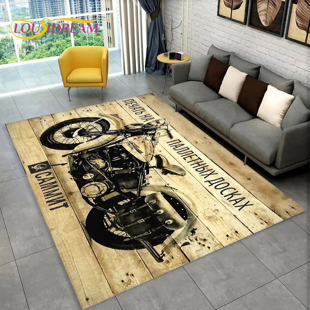 Karpet Area Sepeda Motor Antik - Kids Outdoor Clubhouse ulasan dan harga