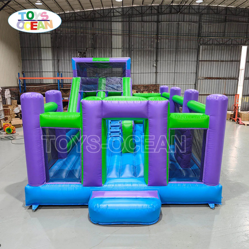 Wahana Bermain Tiup Komersial  - Kids Outdoor Slide ulasan dan harga