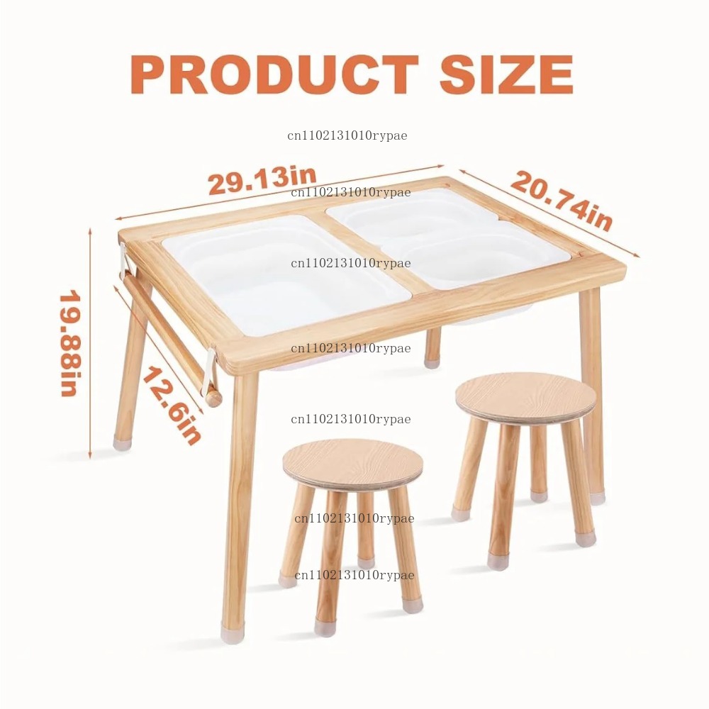 Meja Sensorik Anak dengan Fitu - Kids Outdoor Sensory Table ulasan dan harga