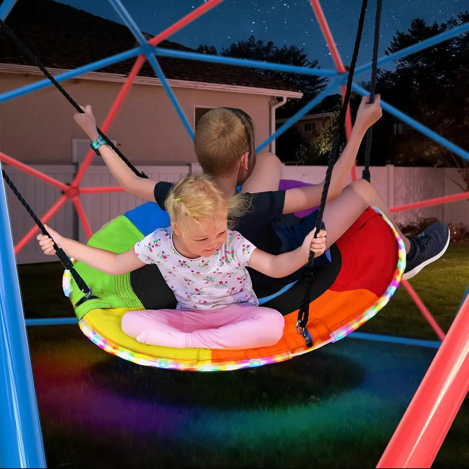 Set Ayunan Kubah Panjat Hapfan - Kids Outdoor Climbing Dome ulasan dan harga