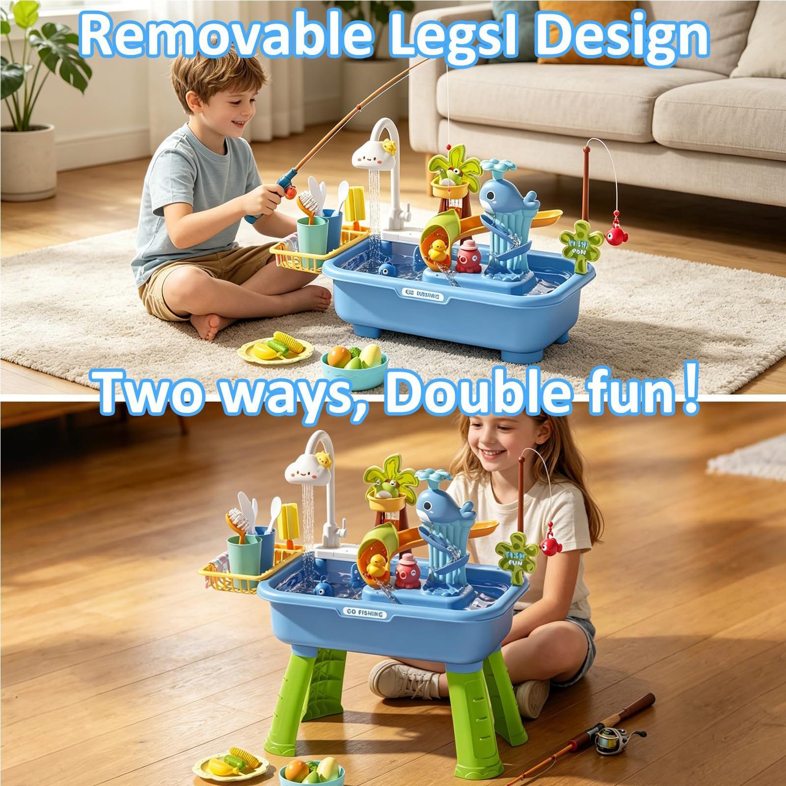 Meja Bermain Air Luar Ruangan  - Kids Outdoor Sensory Table ulasan dan harga