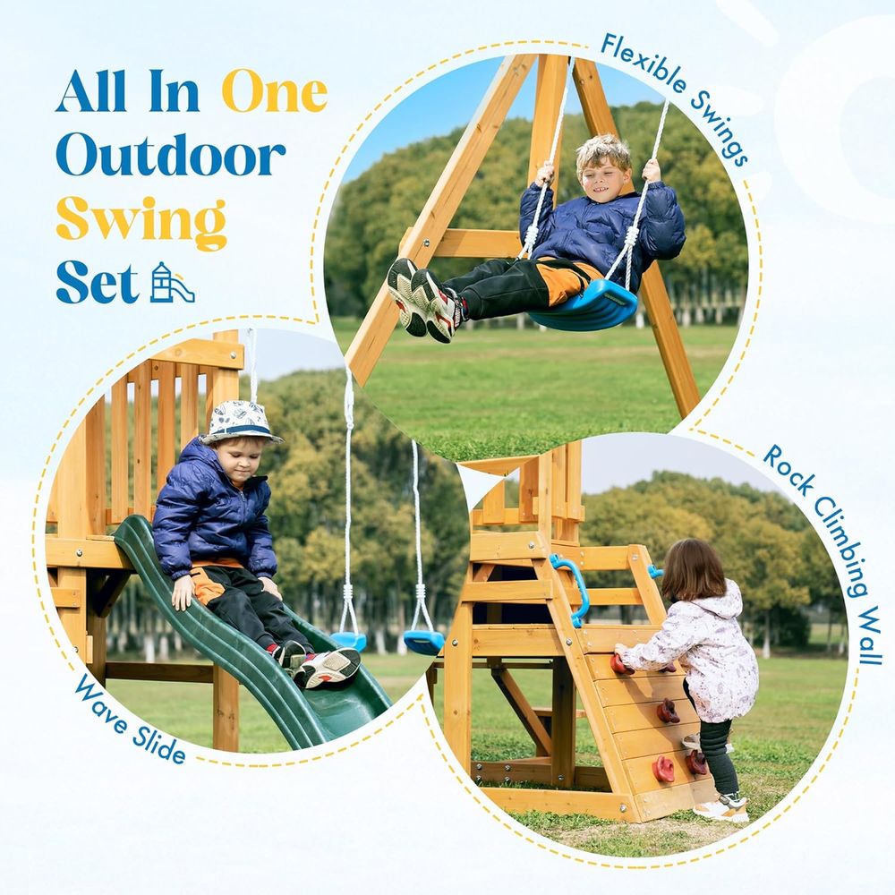 Ayunan taman atau halaman bela - Kids Outdoor Slide ulasan dan harga