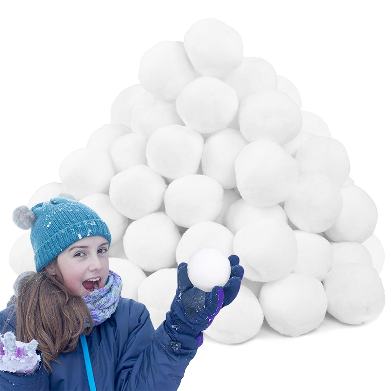 30/60pcs Bola Salju Palsu Lemb - Kids Outdoor Xmas Gifts ulasan dan harga