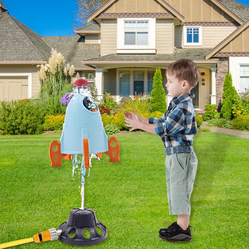 Mainan Peluncur Roket Penyiram - Kids Outdoor Garden ulasan dan harga