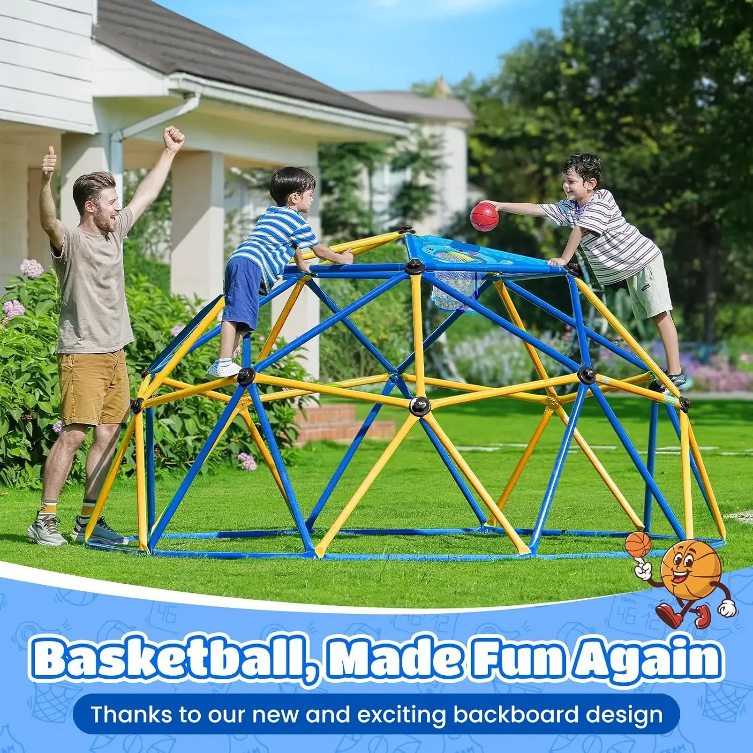 Zupapa Kubah Panjat 10FT, Jung - Kids Outdoor Climbing Dome ulasan dan harga