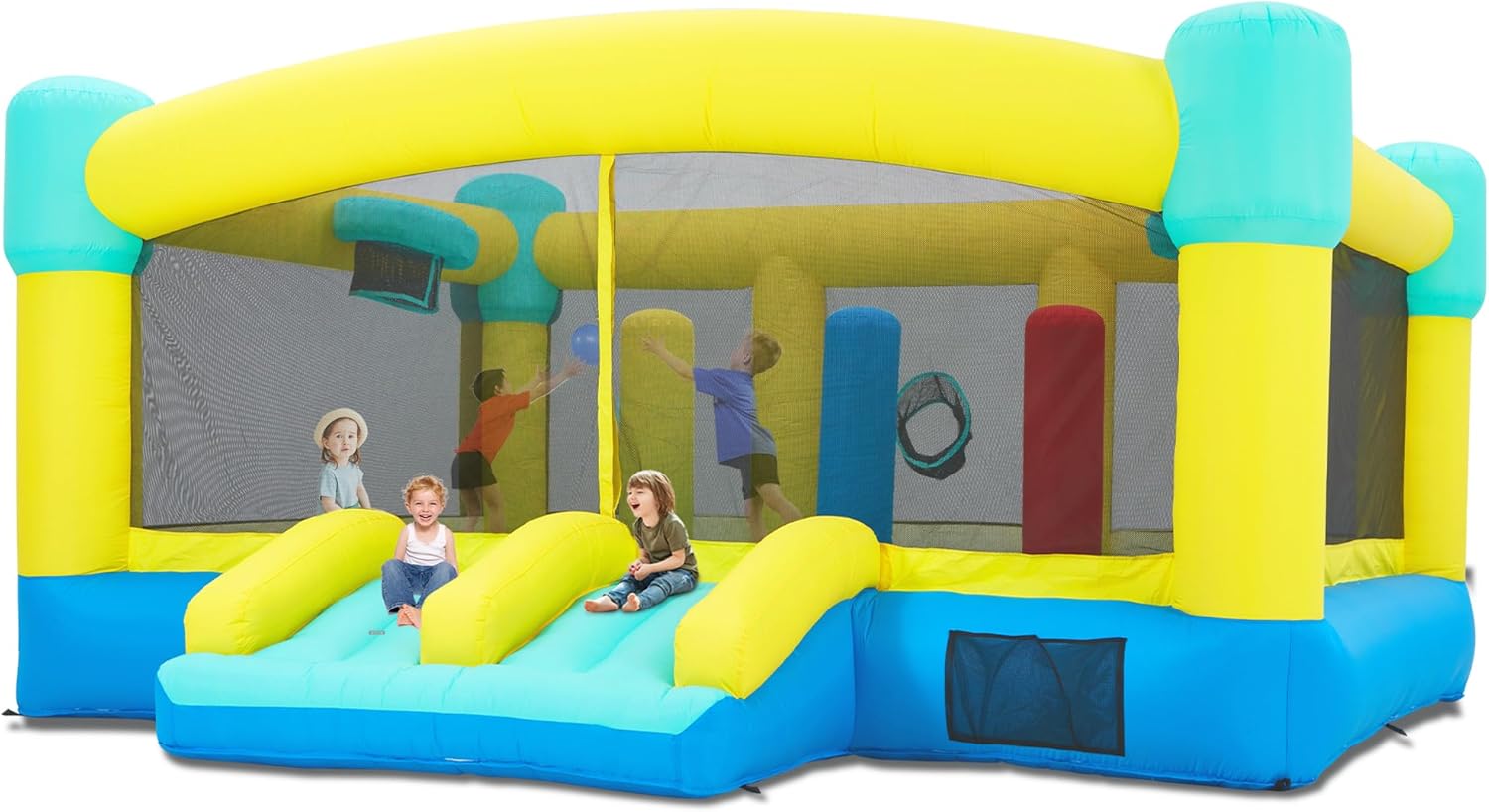 Rumah Loncat Besar, Kastil Lon - Kids Outdoor Slide ulasan dan harga