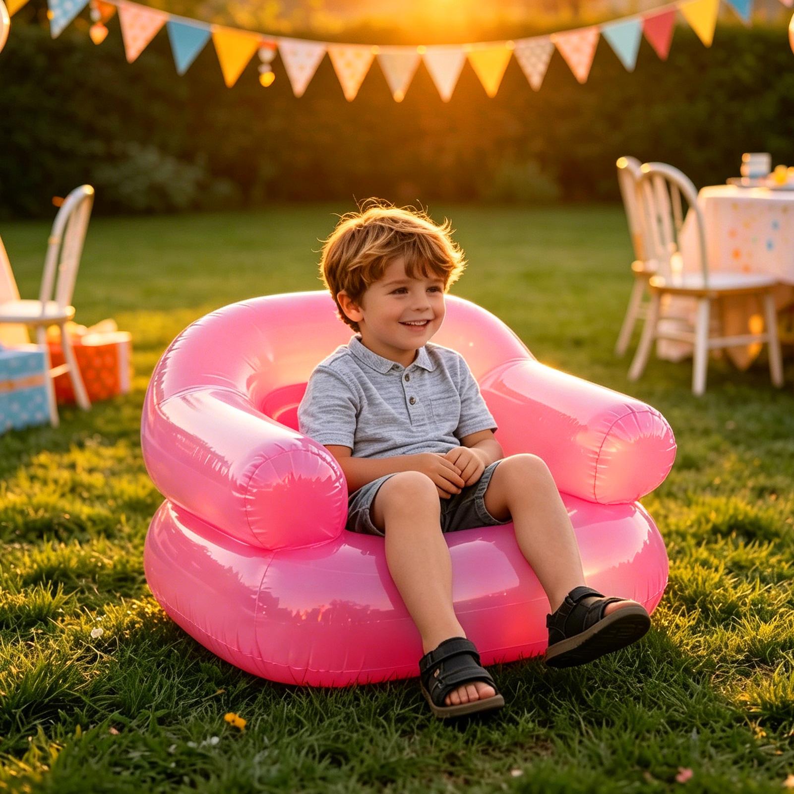 Kursi Tiup untuk Anak-anak Kur - Kids Outdoor Chair Plastic ulasan dan harga