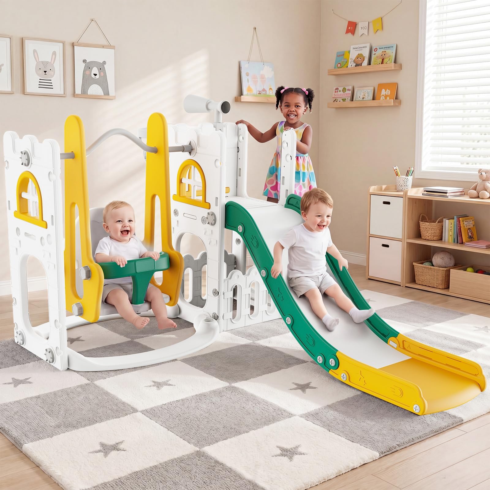 7 in 1 Set Perosotan dan Ayuna - Kids Outdoor Slide ulasan dan harga