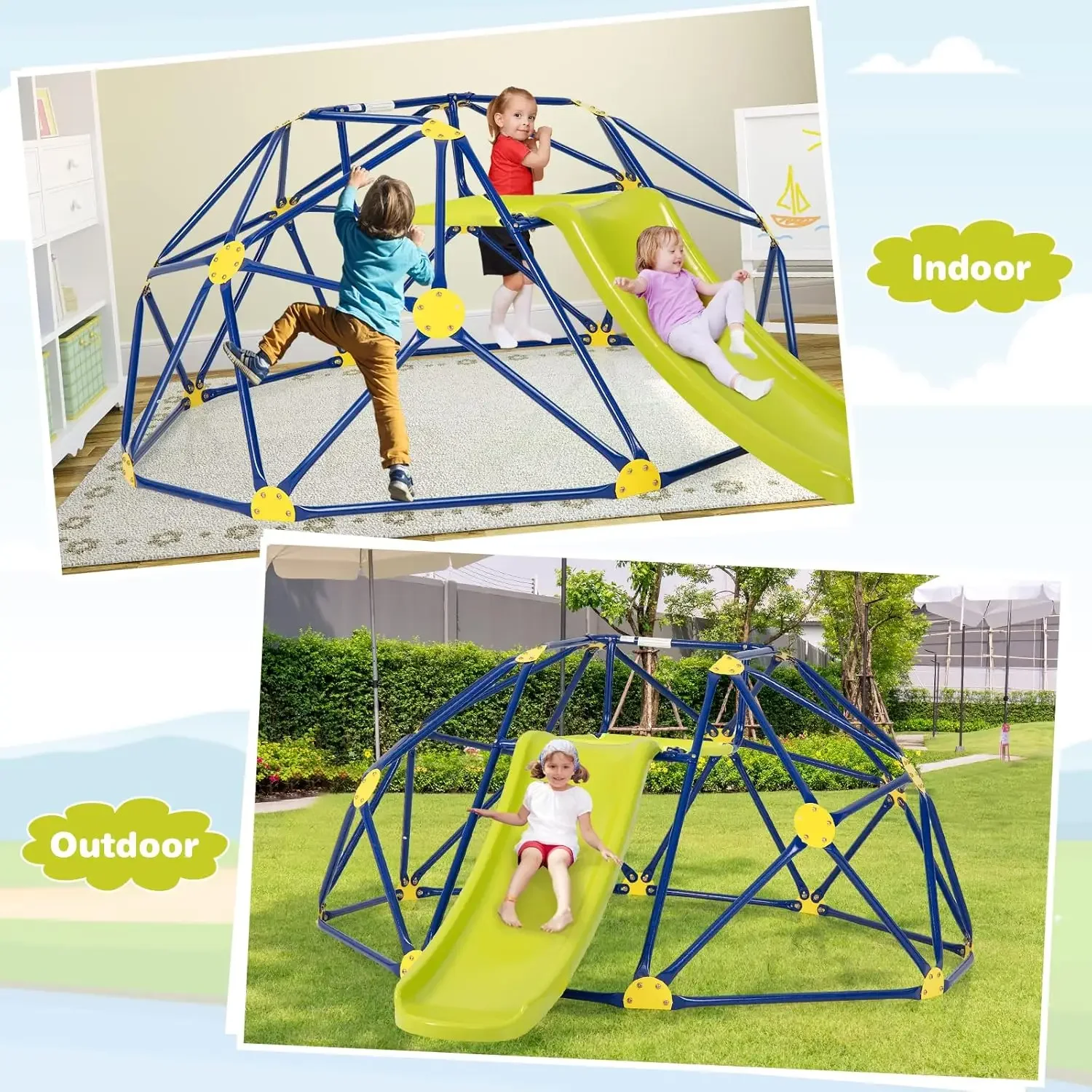 Costzon Climbing Dome dengan P - Kids Outdoor Climbing Dome ulasan dan harga