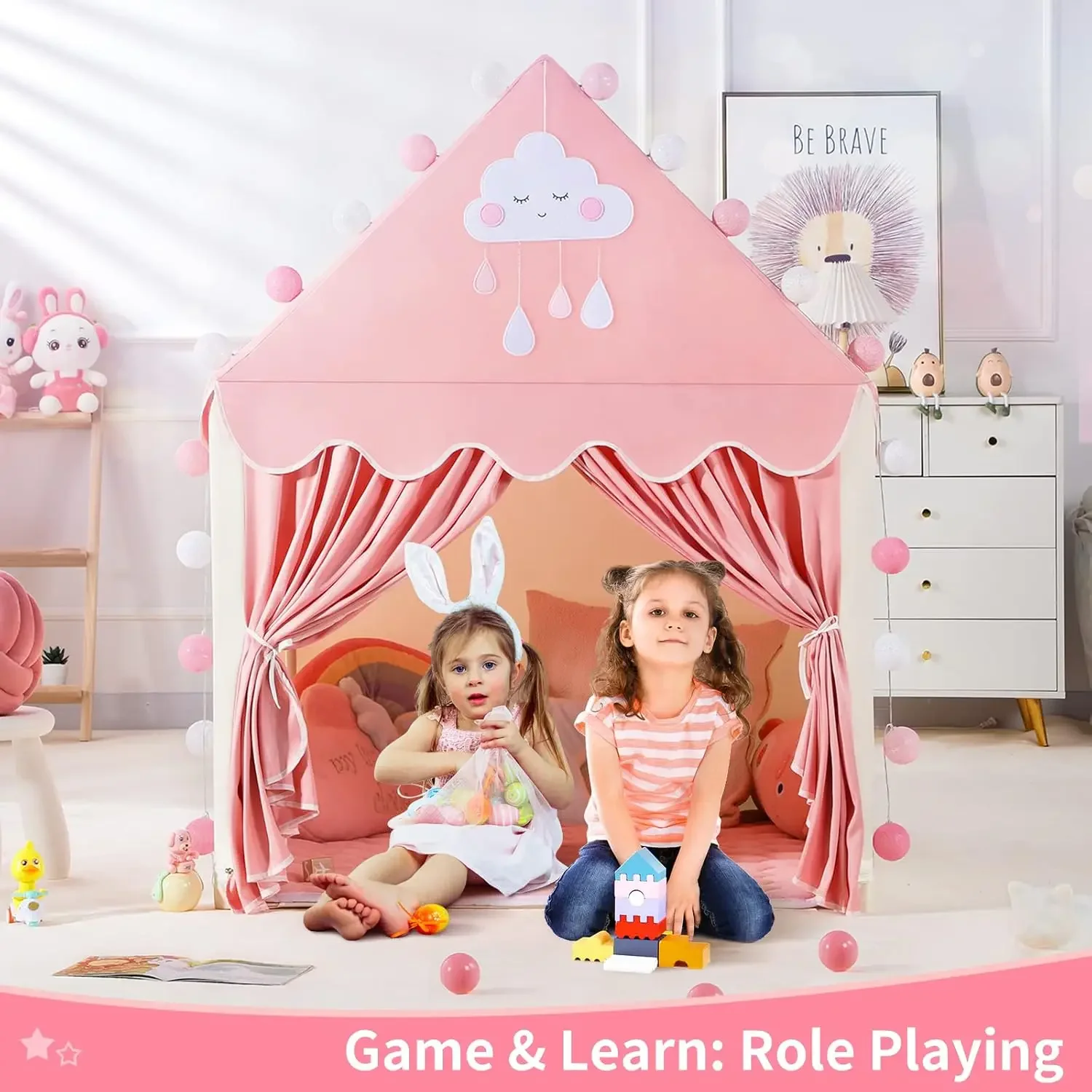 Tenda Bermain Anak-anak Rumah  - Kids Outdoor Clubhouse ulasan dan harga