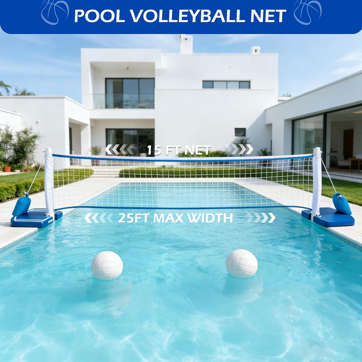 Ring Basket dan Jaring Bola Vo - Kids Outdoor Volleyball ulasan dan harga