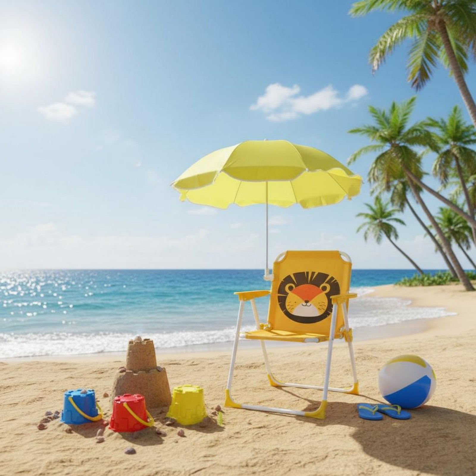 Kursi Pantai Anak dengan Payun - Kids Outdoor Chair Plastic ulasan dan harga