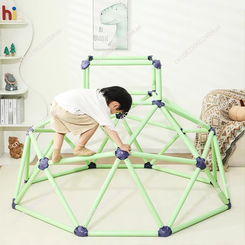 Kubah taman bermain plastik un - Kids Outdoor Climbing Dome ulasan dan harga