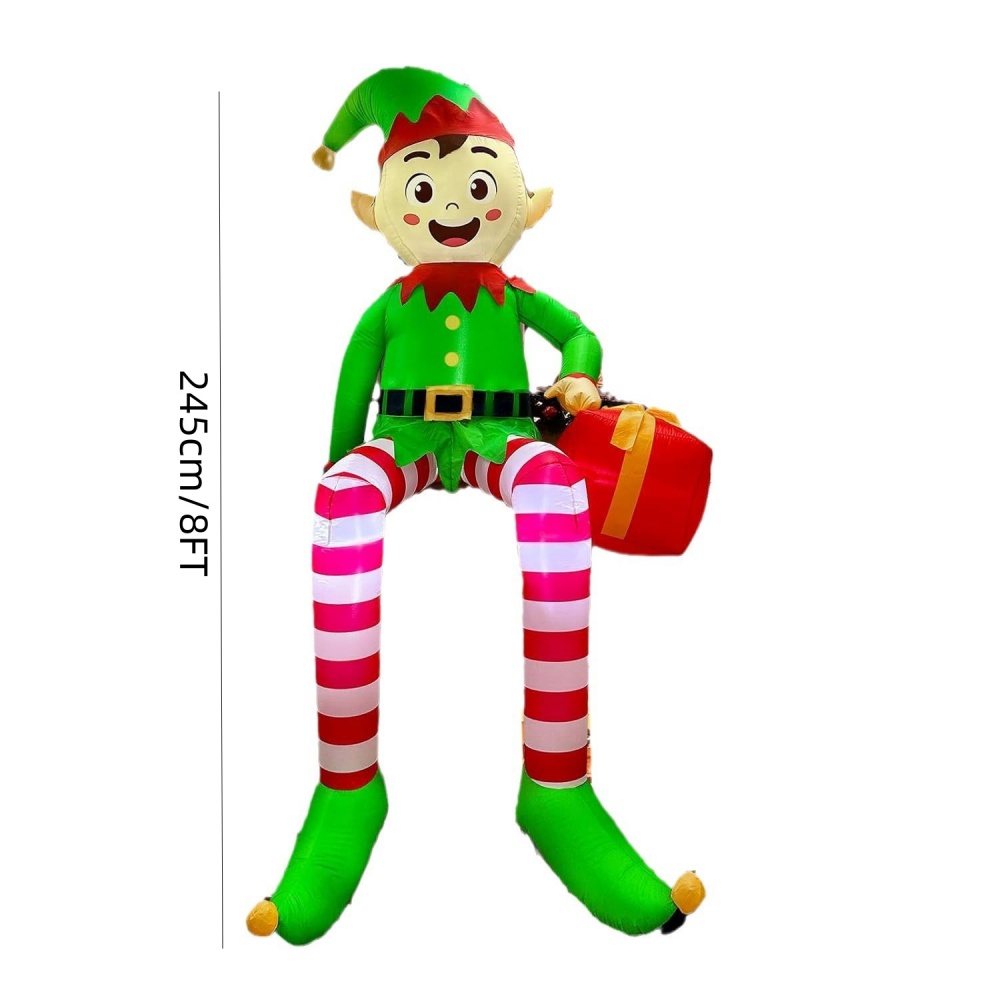 8FT Dekorasi Elf Duduk Tiup Na - Kids Outdoor Garden ulasan dan harga