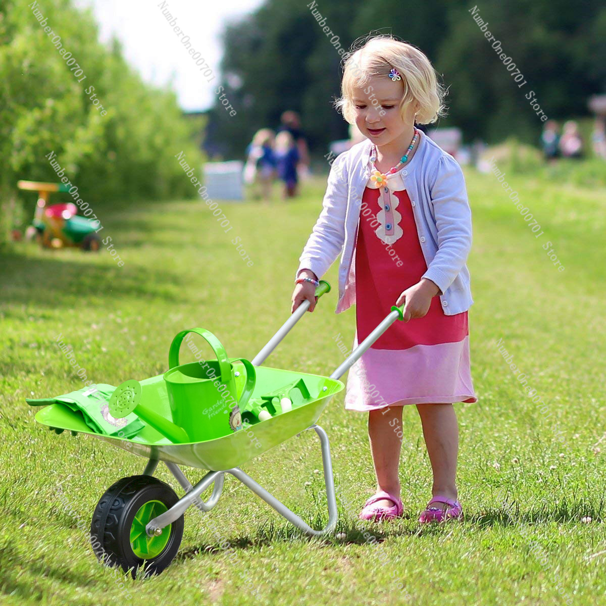 Gerobak Dorong Anak untuk Luar - Kids Outdoor Garden ulasan dan harga