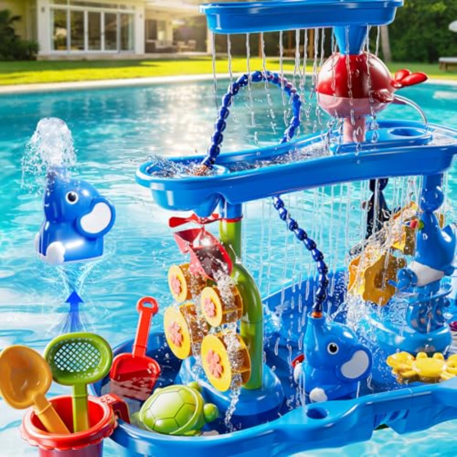 Meja air luar ruangan untuk an - Kids Outdoor Sensory Table ulasan dan harga