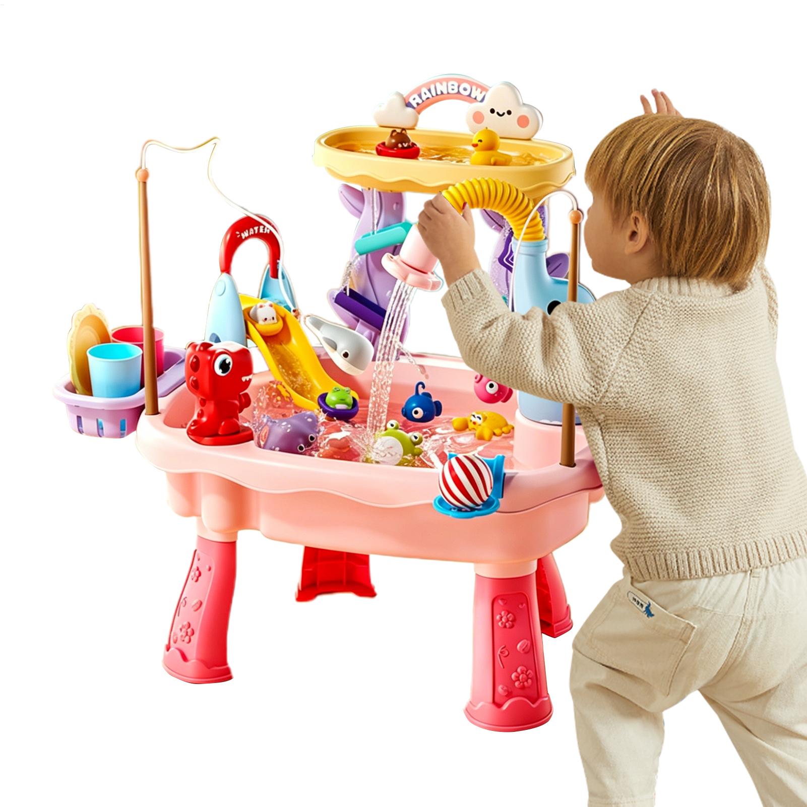 Meja Aktivitas Air untuk Anak- - Kids Outdoor Sensory Table ulasan dan harga