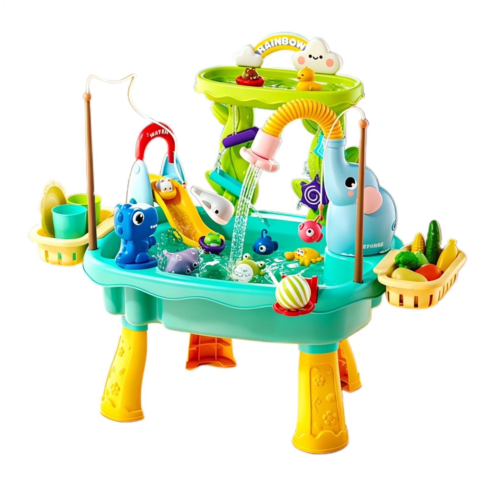 Meja Aktivitas Air untuk Anak- - Kids Outdoor Sensory Table ulasan dan harga