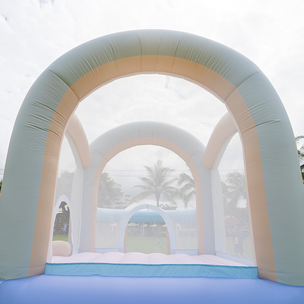 Rumah Loncat Tiup dengan Peros - Kids Outdoor Slide ulasan dan harga