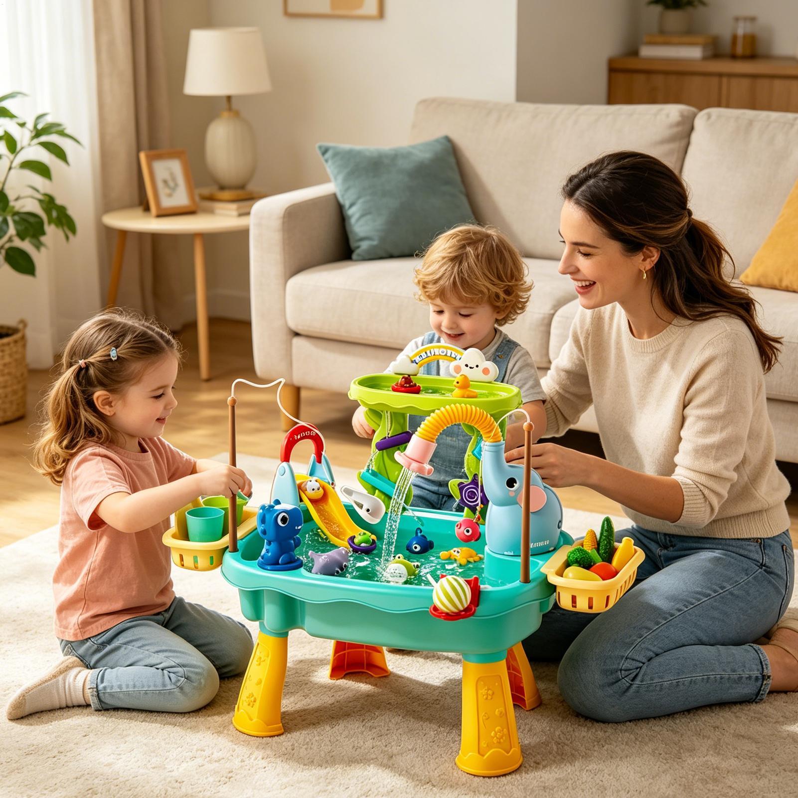 Meja Air Anak Balita, Mainan D - Kids Outdoor Sensory Table ulasan dan harga