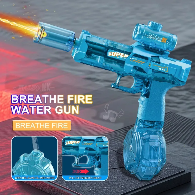 Mainan Pistol Air Listrik deng - Kids Outdoor Water Toys ulasan dan harga