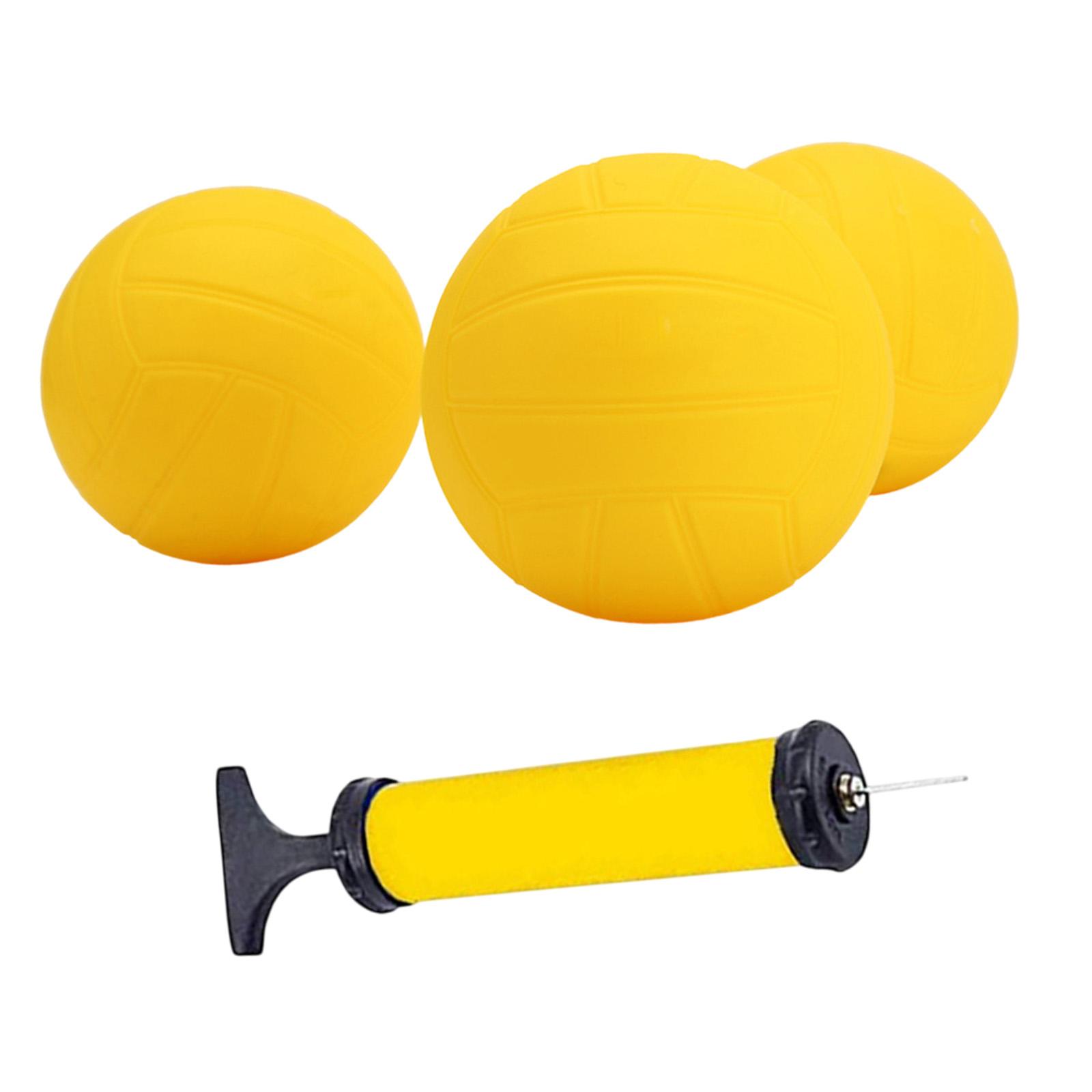 Bola Voli Mini Tiup PVC Kuning - Kids Outdoor Volleyball ulasan dan harga