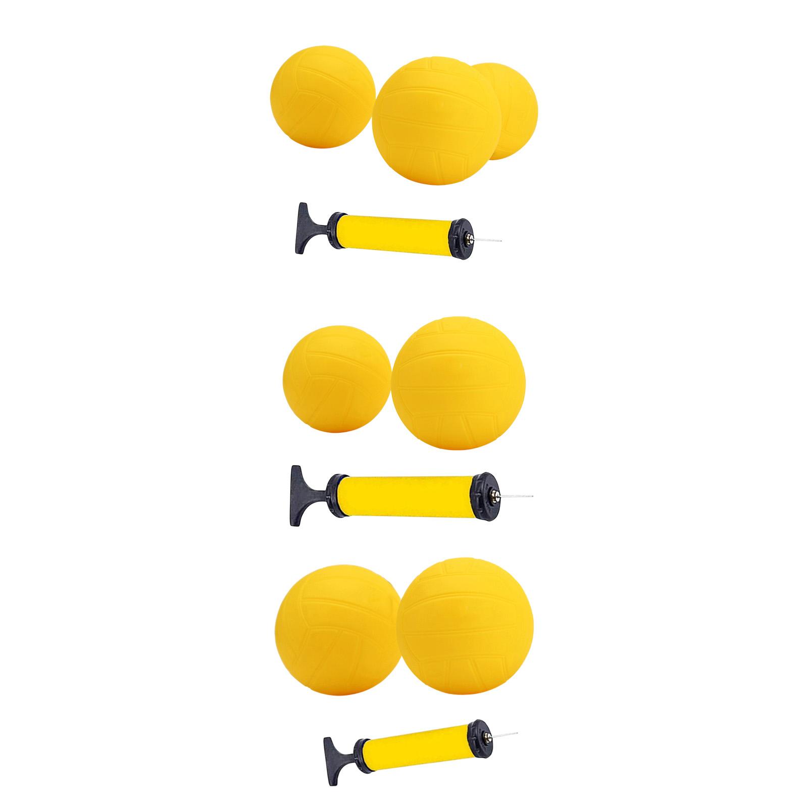 Bola Voli Mini Tiup PVC Kuning - Kids Outdoor Volleyball ulasan dan harga