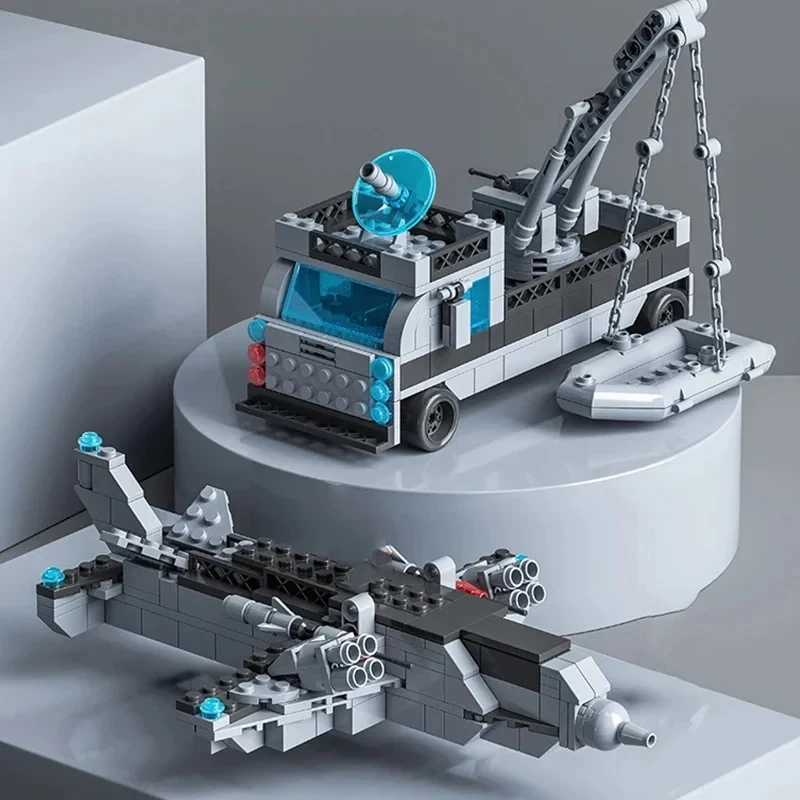 65.5CM 6 IN 1 Set Kapal Milite - Lego Set Technic ulasan dan harga