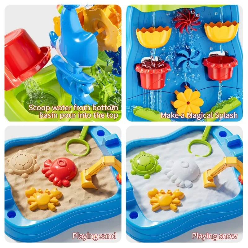 Dinding Penemuan Air Terjun An - Kids Outdoor Sensory Table ulasan dan harga