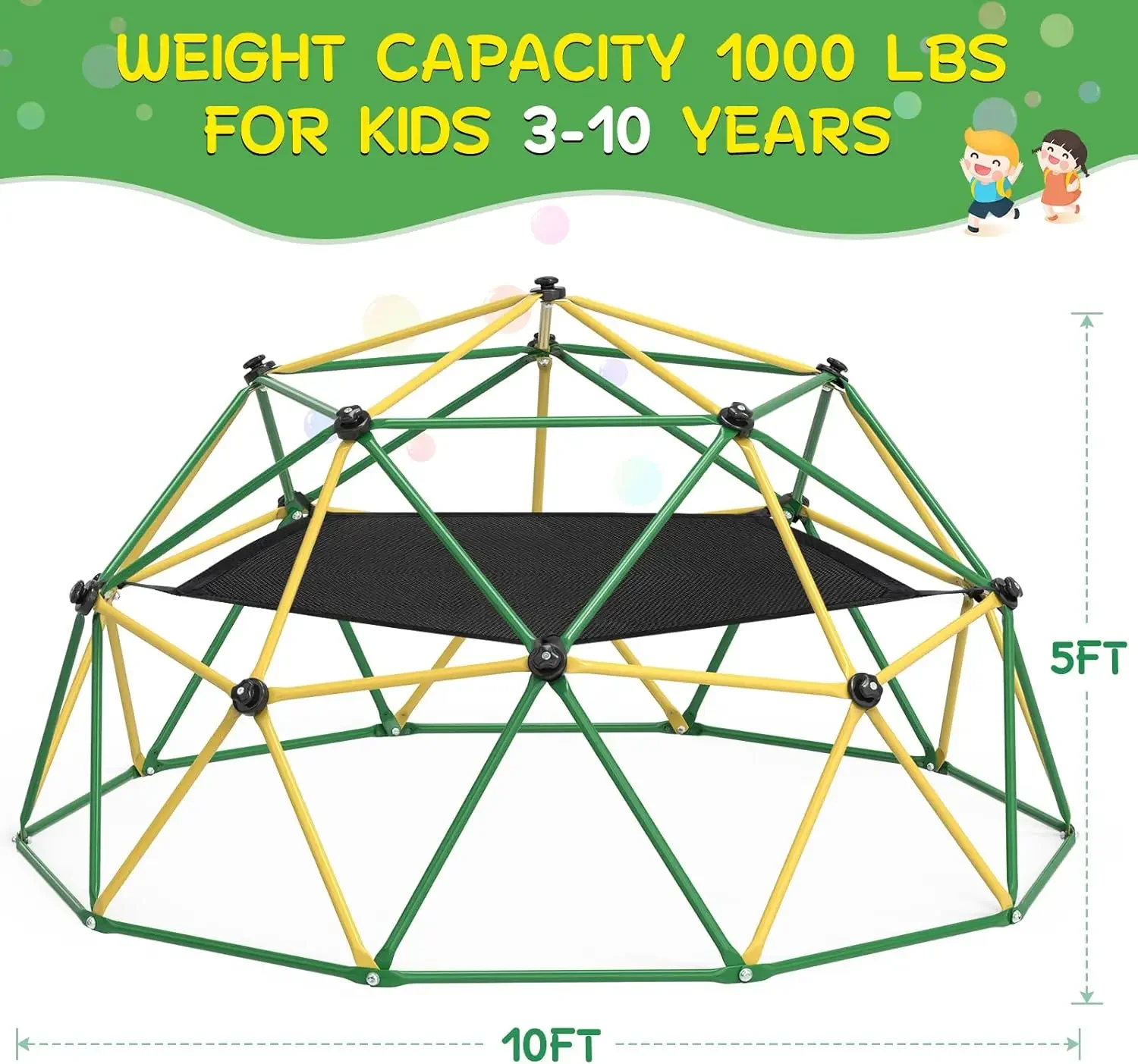 GIKPAL Climbing Dome, Peralata - Kids Outdoor Climbing Dome ulasan dan harga