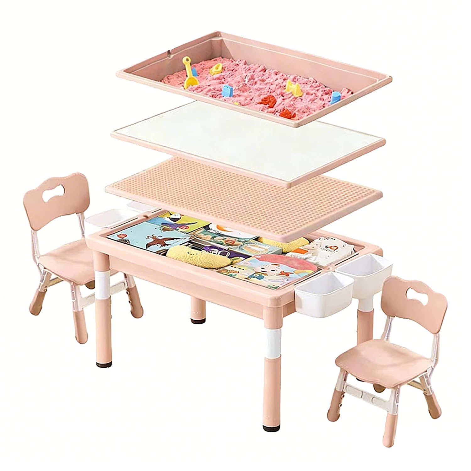 Meja Aktivitas Anak dengan Pen - Kids Outdoor Sensory Table ulasan dan harga