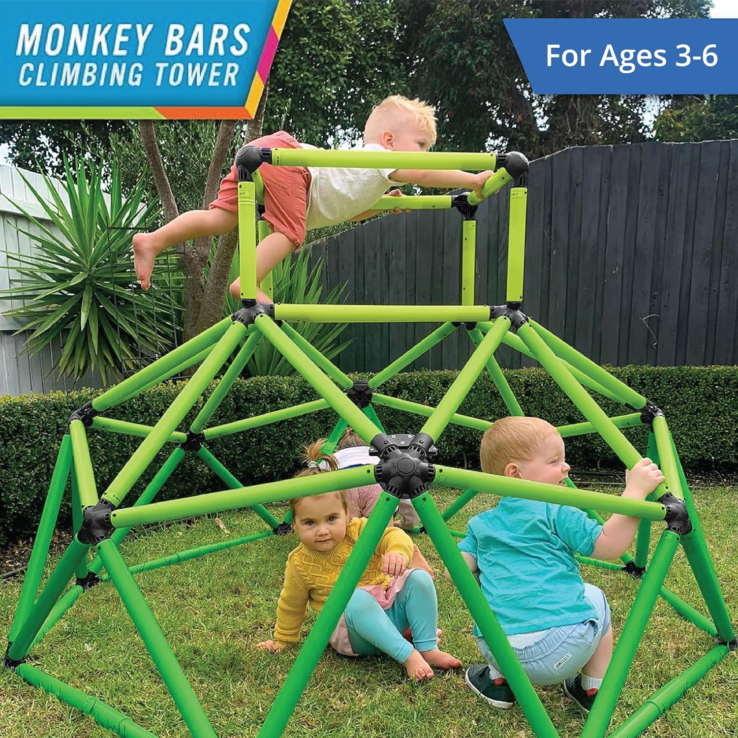 Climber with Top - Set Permain - Kids Outdoor Climbing Dome ulasan dan harga