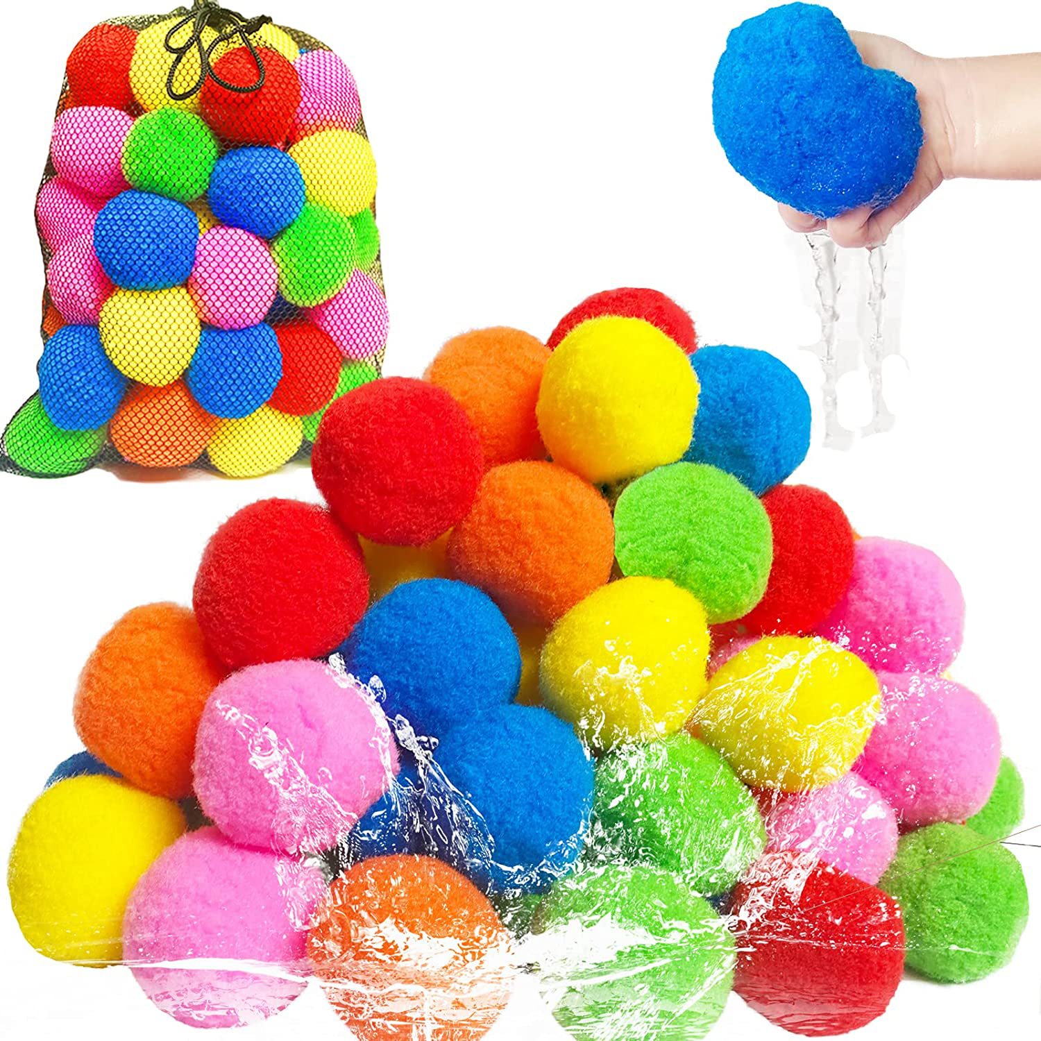 12/30/60 Buah Balon Air Katun  - Kids Outdoor Water Toys ulasan dan harga