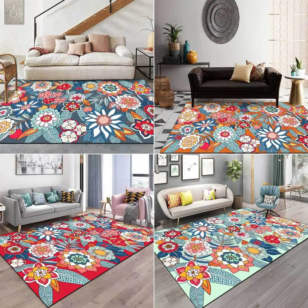 Karpet Bunga Warna-warni 3D un - Kids Outdoor Lounge ulasan dan harga