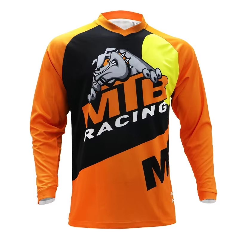 Jersey Balap MTB Lengan Panjan - Kids Outdoor Fort ulasan dan harga