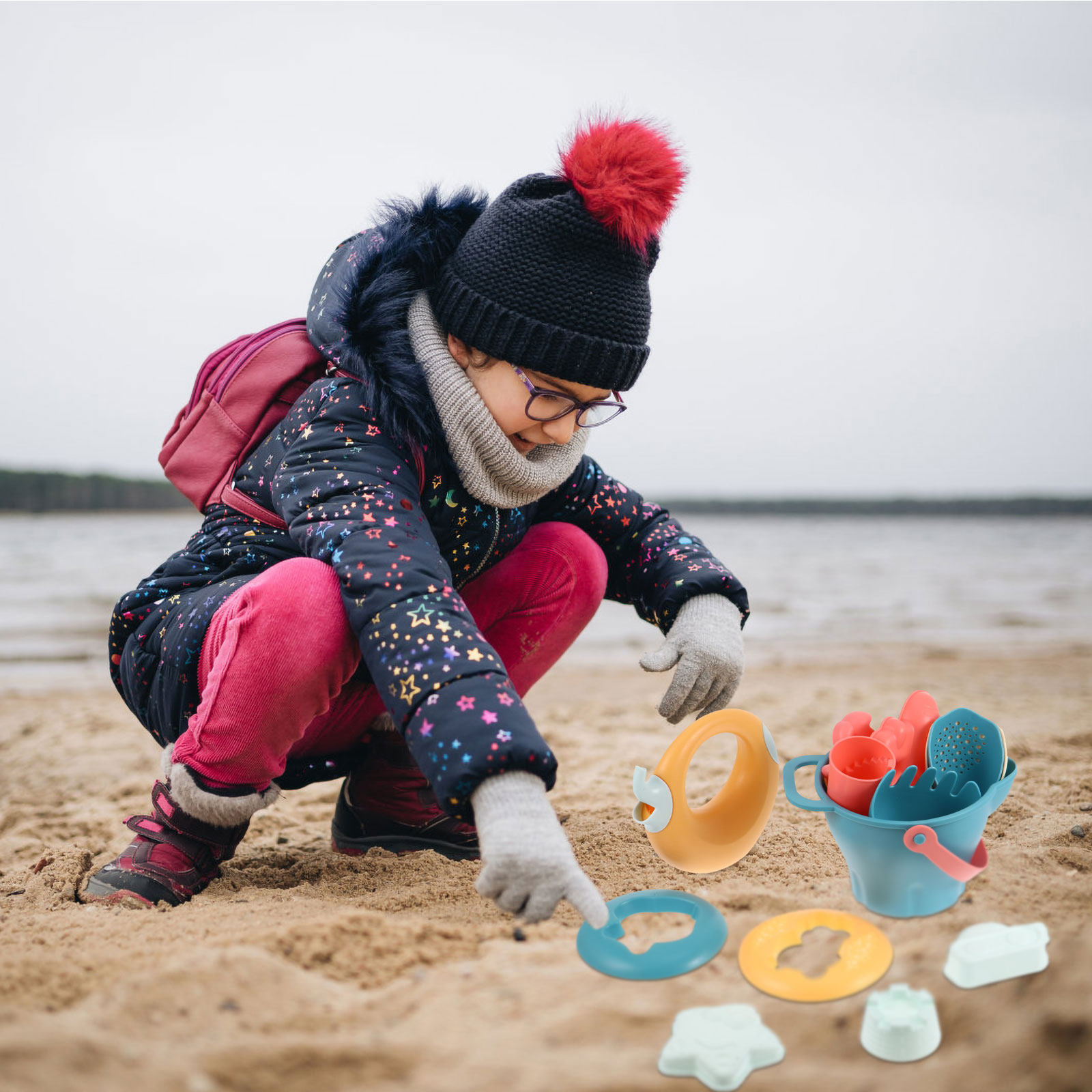 14Pcs Set Alat Penggali Pasir  - Kids Outdoor Water Toys ulasan dan harga