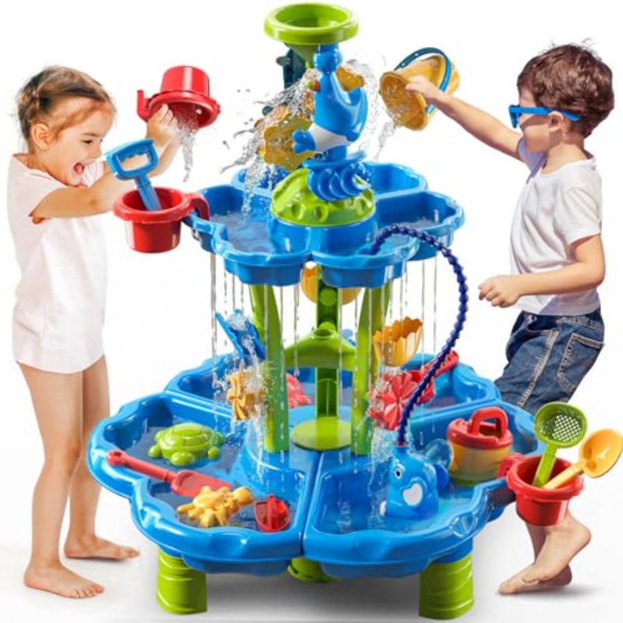 Meja air sensorik luar ruangan - Kids Outdoor Sensory Table ulasan dan harga
